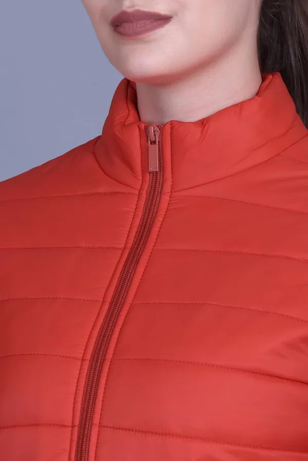 Bright_Red_Premium_Polyester_Puffer_Jacket_For_Women