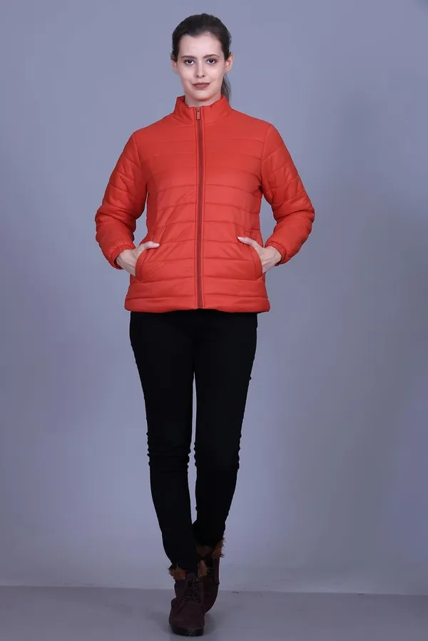 Bright_Red_Premium_Polyester_Puffer_Jacket_For_Women
