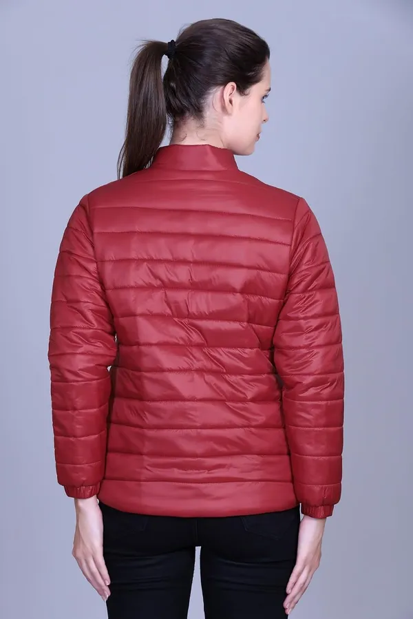 Dark_Red_Premium_Nylon_Puffer_Jacket_For_Women
