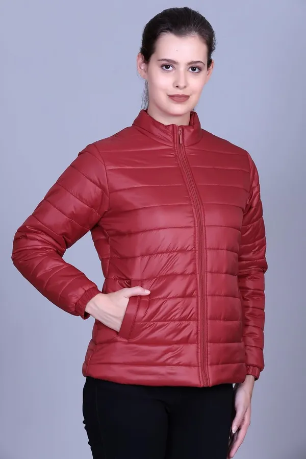 Dark_Red_Premium_Nylon_Puffer_Jacket_For_Women