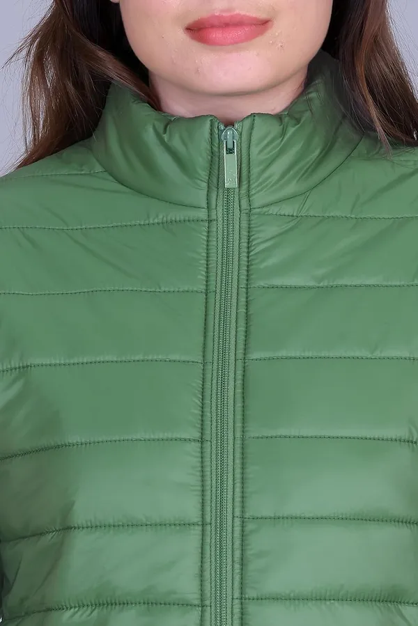 Forest_Green_Premium_Polyester_Puffer_Jacket_For_Women