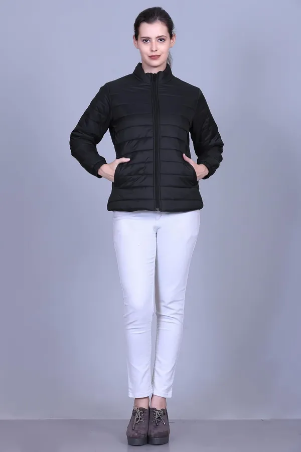 Black_Premium_Nylon_Puffer_Jacket_For_Women