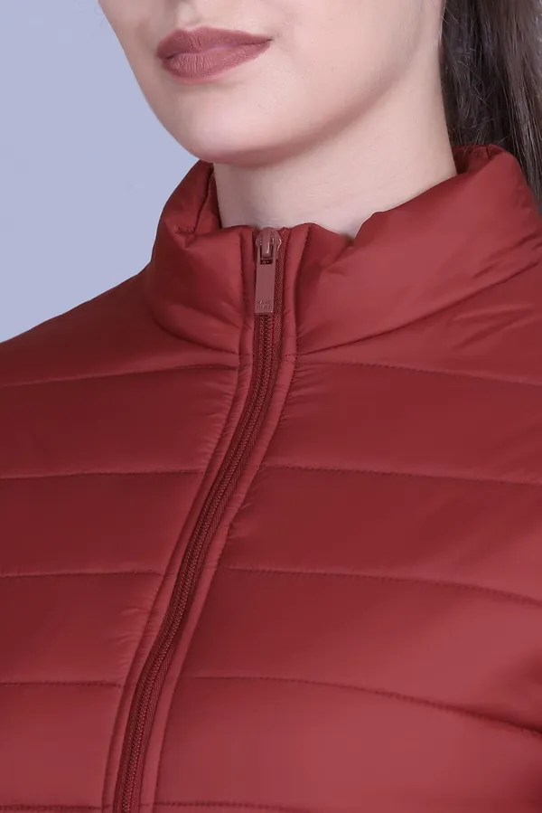 Maroon_Premium_Nylon_Puffer_Jacket_For_Women
