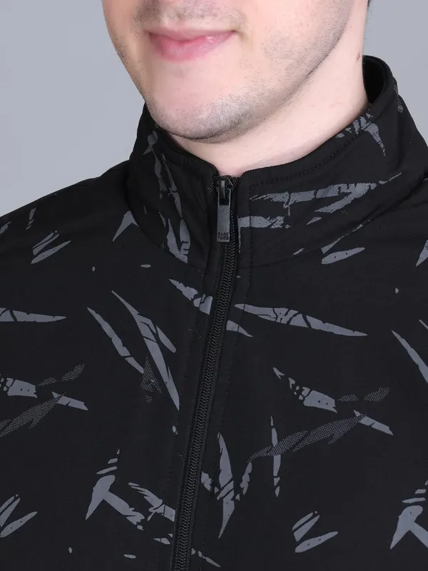 Black_Premium_Polyester_Jacket_For_Men