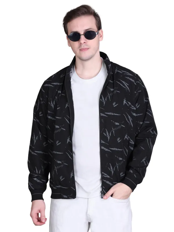 Black_Premium_Polyester_Jacket_For_Men