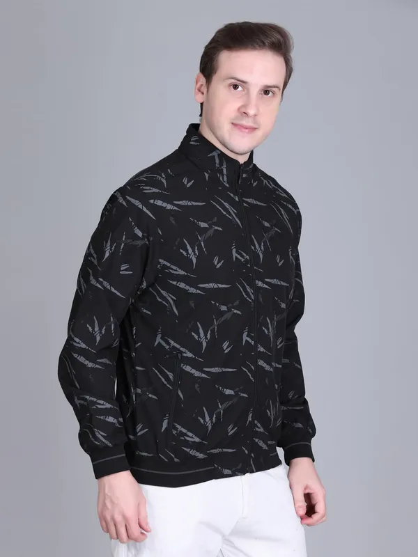 Black_Premium_Polyester_Jacket_For_Men