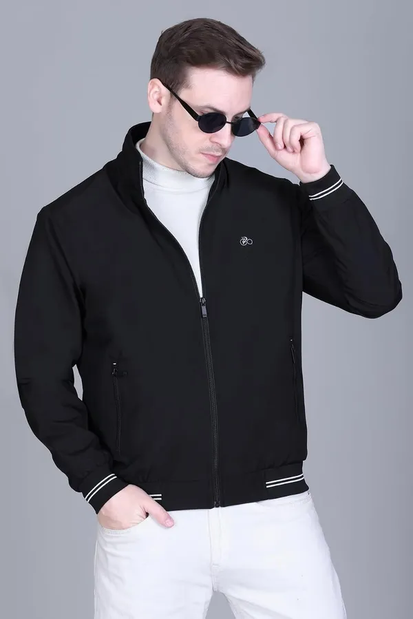 Black_Premium_Polyester_Jacket_For_Men