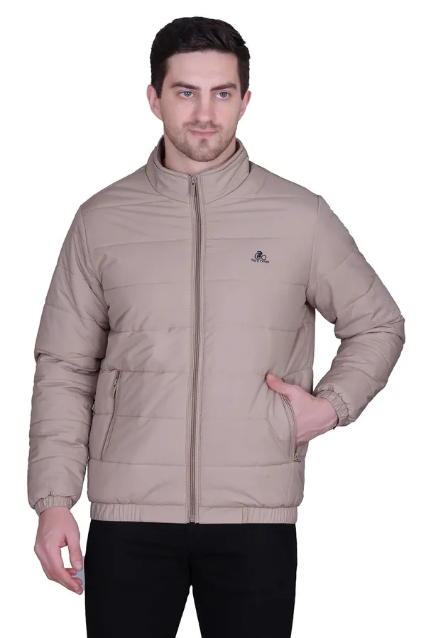 Beige_Premium_Polyester_Winter_Jacket_For_Men