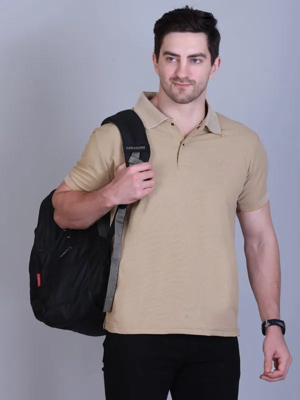Camel_Premium_Sap_Matte_Polo_T-Shirt_For_Men