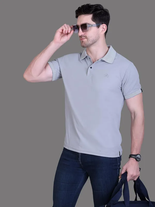 Silver_Premium_Sap_Matte_Polo_T-Shirt_For_Men