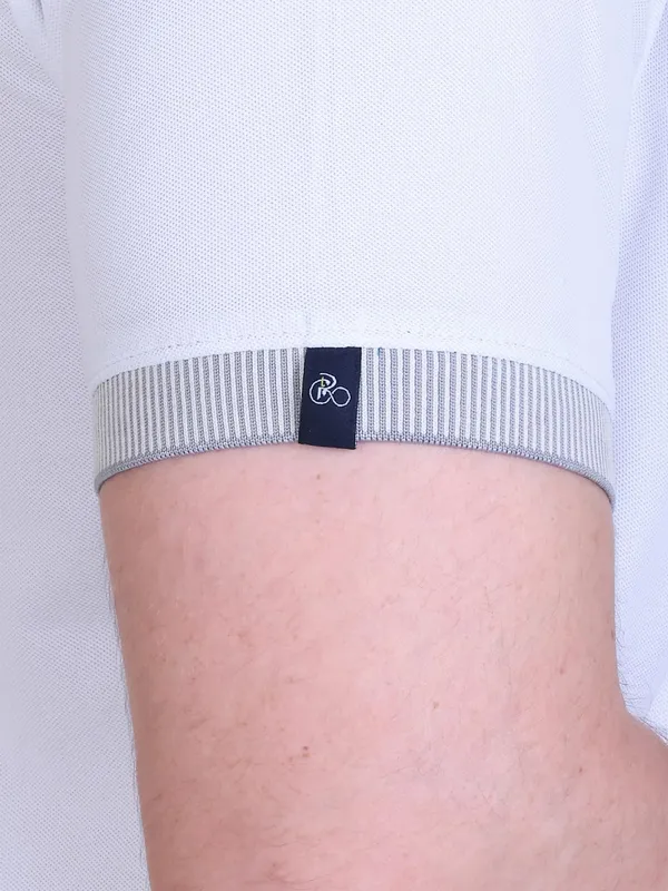 White_Premium_Sap_Matte_Polo_T-Shirt_For_Men