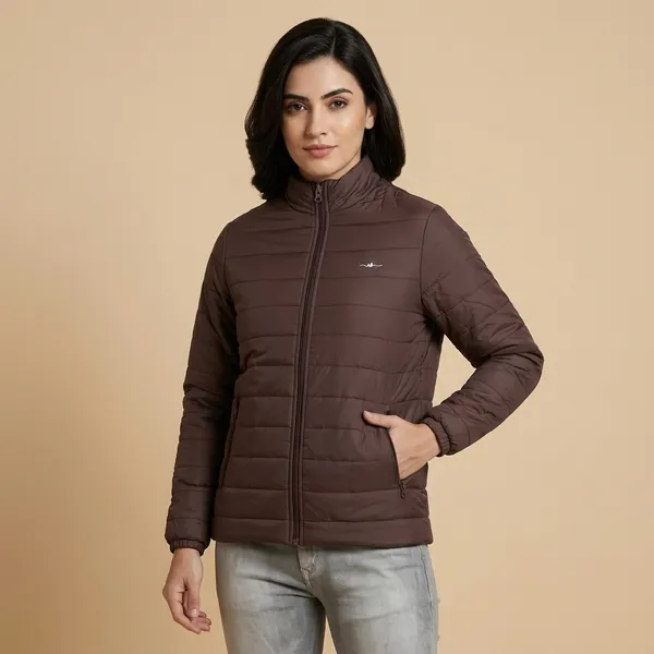 Wine_Premium_Polyester_Puffer_Jacket_For_Women