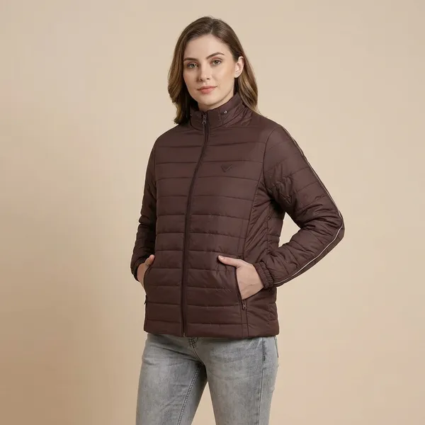 Wine_Premium_Polyester_Puffer_Jacket_For_Women