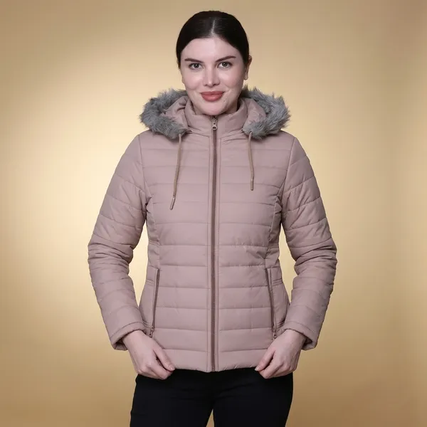 Khaki_Premium_Polyester_Wo_Puffer_Jacket_For_Women