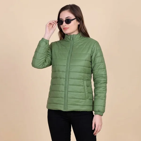 Forest_Green_Premium_Polyester_Puffer_Jacket_For_Women