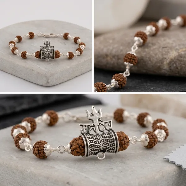 Silver_Rudraksha_Trishul_Mahakaal_Bracelet_For_Men