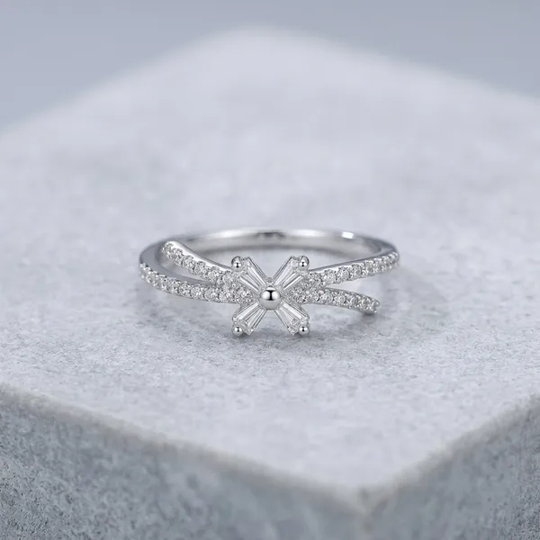 925_Silver_Floral_Crystal_Stackable_Ring_For_Women