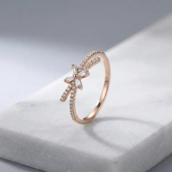 925_Silver_Crystal_Bow_Ring_For_Women
