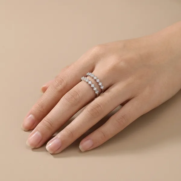 925_Silver_Dual_Band_Adjustable_Crystal_Ring_For_Women