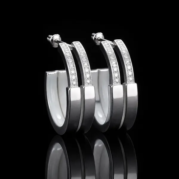 925_Silver_Rose_Gold_And_Silver_Tone_Hoop_Earrings_With_Crystal_Detailing_Set_Of_3
