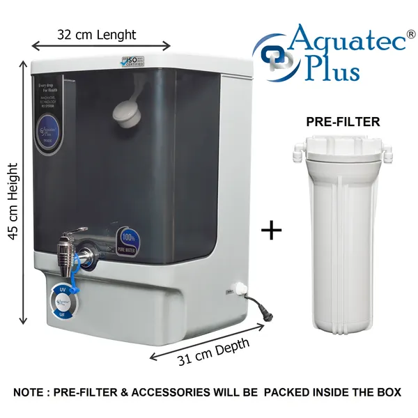 PRIDE_10L_UV_+_UF_Water_Purifier_(Grey_,_black)