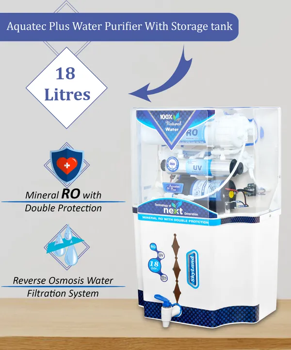 SkyLand_18L_RO+UV+UF+TDS_Water_Purifier_for_Home_(White)