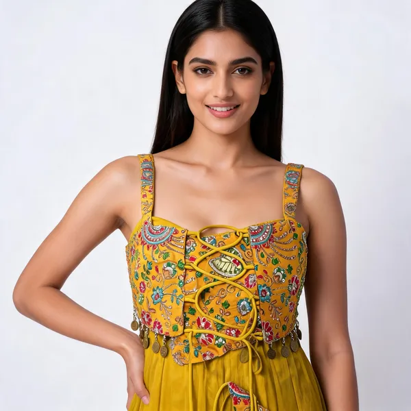 Yellow_Georgette_Anarkali_Embroidered_Suit_Set_For_Women
