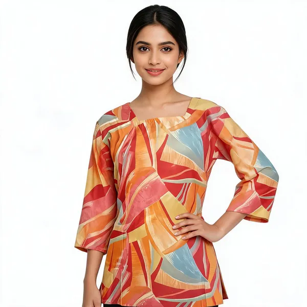Multicolor_Cotton_Relaxed_Fit_Kurti_For_Women