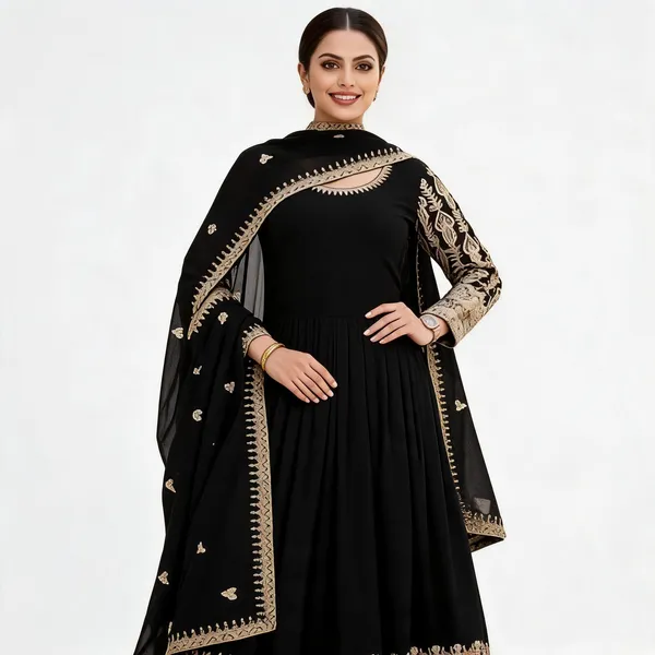Black_Georgette_Anarkali_Suit_For_Women