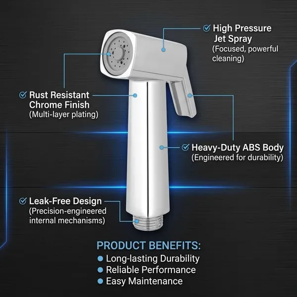 Sunka_Abs_Silver_Handheld_Bidet_Sprayer_With_Hose_And_Wall_Mount