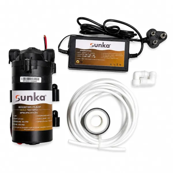 Sunka_Ro_Booster_Pump_Motor_100_Gpd_With_24V_Smps_Supply