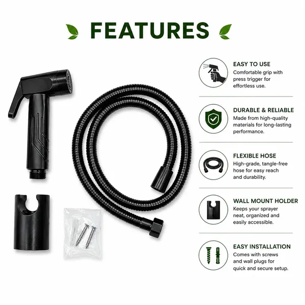 Sunka_Abs_Matte_Black_Bidet_Sprayer_With_Hose_And_Wall_Mount