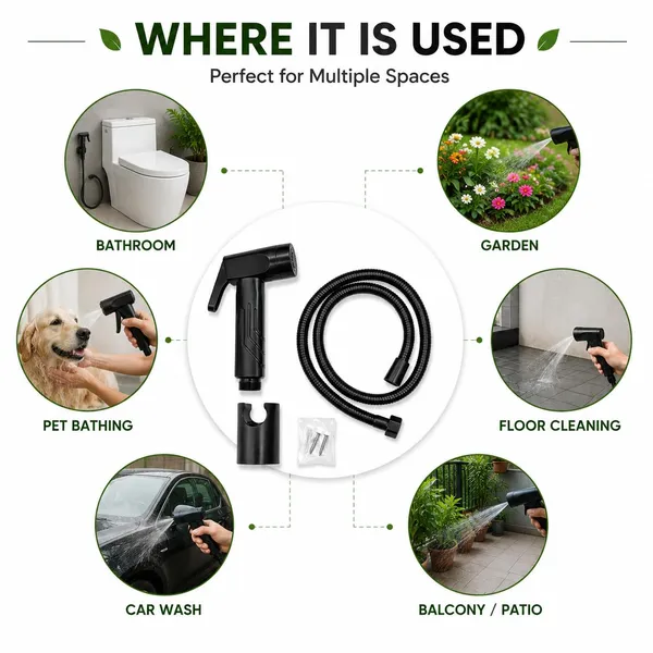 Sunka_Abs_Matte_Black_Bidet_Sprayer_With_Hose_And_Wall_Mount