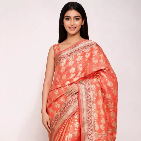 Peach_Silk_Premium_Traditional_Woven_Saree_For_Women
