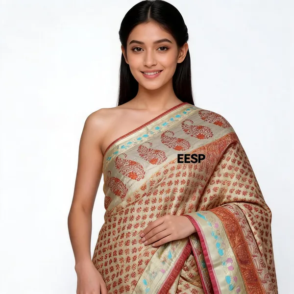 Beige_Silk_Premium_Traditional_Saree_For_Women