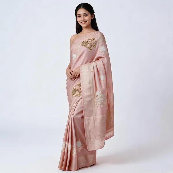 Pink_Silk_Premium_Saree_For_Women