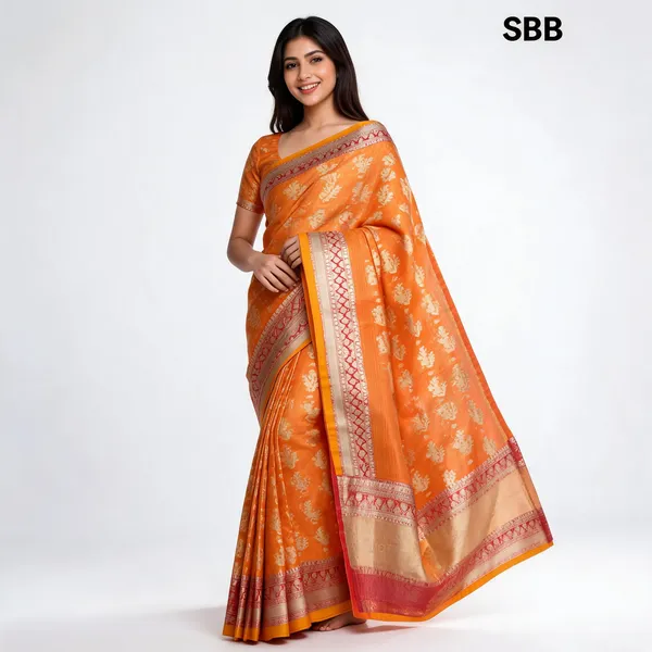 Orange_Silk_Premium_Traditional_Woven_Saree_For_Women
