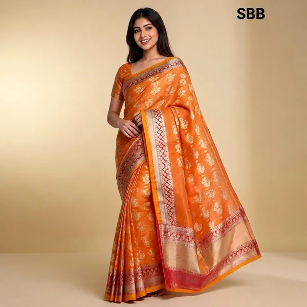 Orange_Silk_Premium_Traditional_Woven_Saree_For_Women