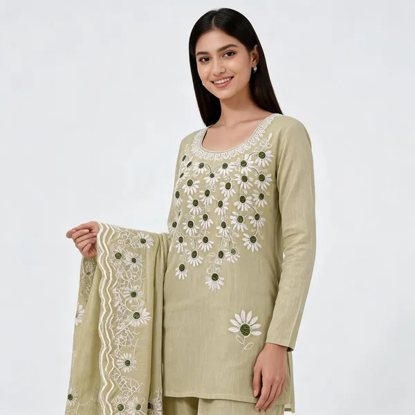 Beige_Cotton_Premium_Unstitched_Salwar_Suit_Set_For_Women