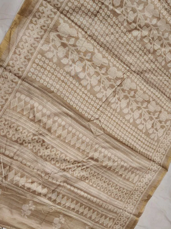 Beige_Silk_Premium_Dupatta_For_Women