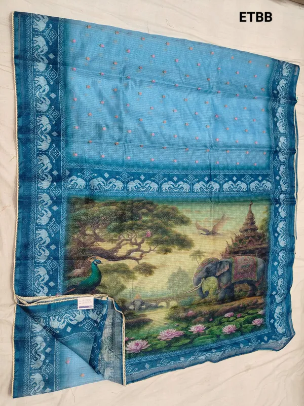 Blue_Kota_Soft_Silk_Saree_For_Women