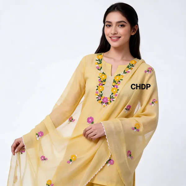 Yellow_Chanderi_Premium_Unstitched_Suit_Set_For_Women