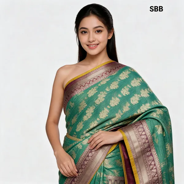 Green_Silk_Premium_Traditional_Woven_Border_Saree_For_Women