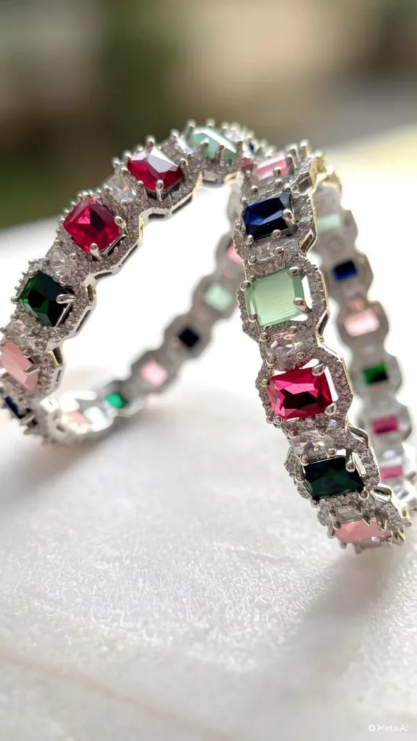 Multicolor_Metal_Alloy_Artificial_Bangles_For_Women
