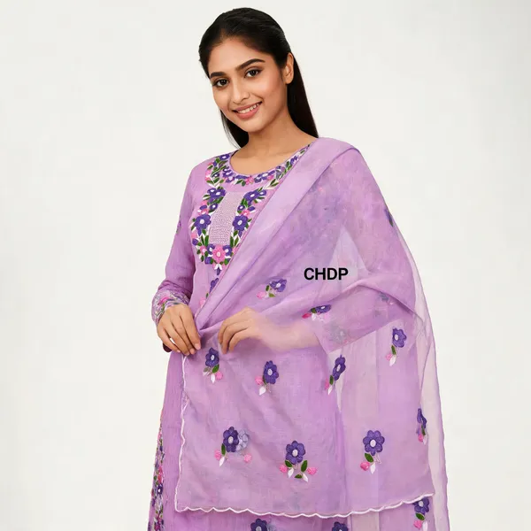 Purple_Cotton_Premium_Unstitched_Dress_Material_For_Women