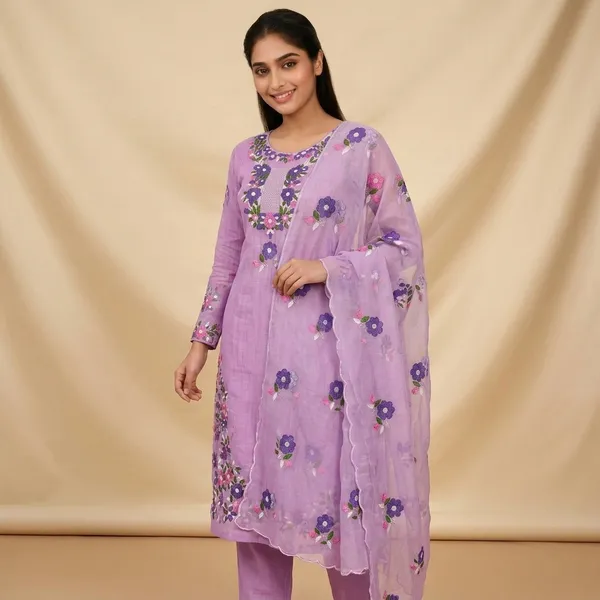 Purple_Cotton_Premium_Unstitched_Dress_Material_For_Women