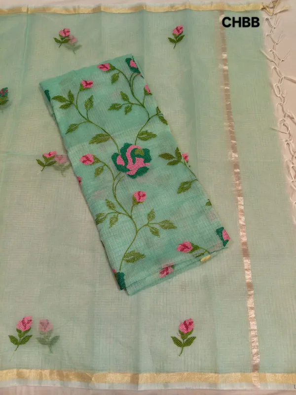 Light_Green_Kota_Doria_Suits_2Pc_Dress_Material_For_Women