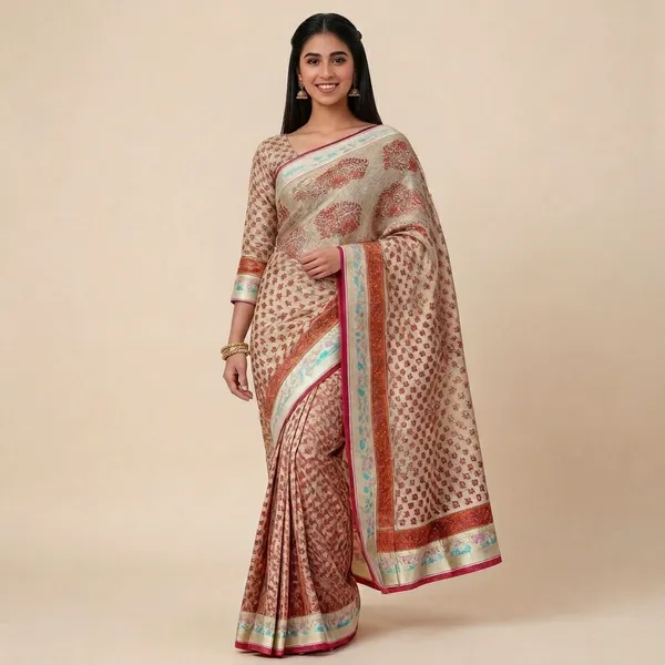 Beige_Silk_Premium_Traditional_Saree_For_Women