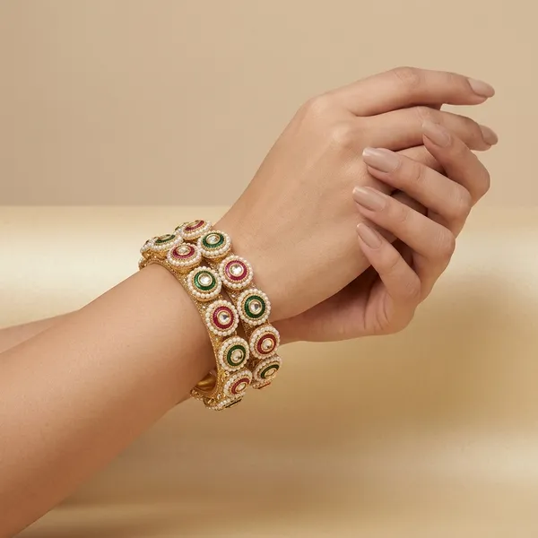 Multicolor_Metal_Alloy_Artificial_Bangles_For_Women