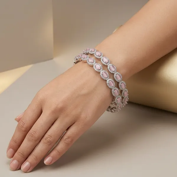 Silver_White_Metal_Alloy_Artificial_Bangles_For_Women